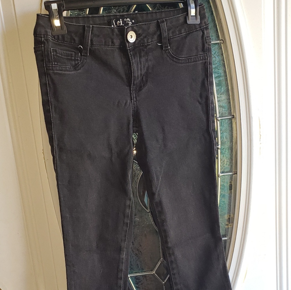 Size 5 lei black skinny jeans
